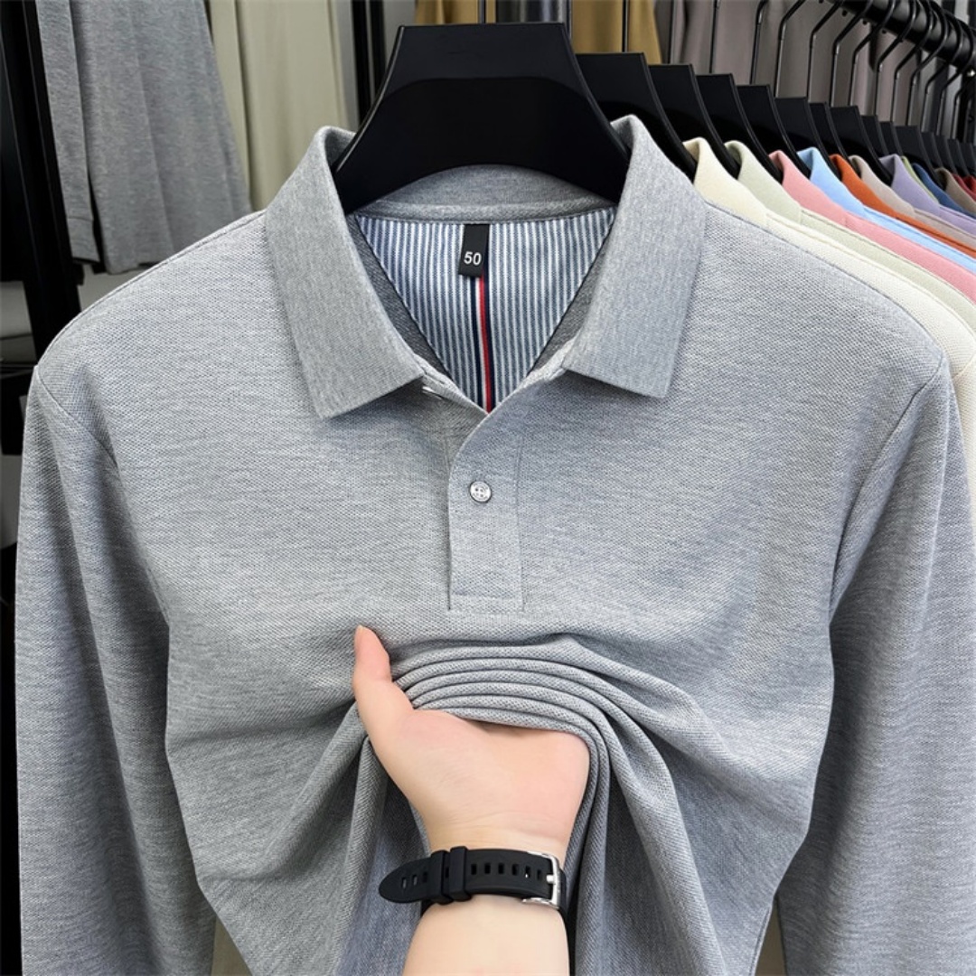 Urban Streetwear Brand - Camisa polo de manga comprida para