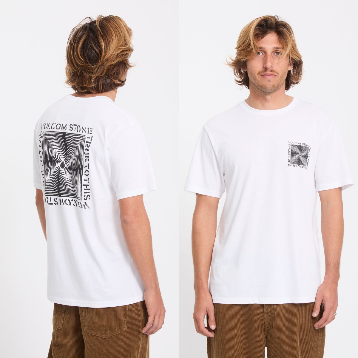 Streetwear Outdoor Brand - Camiseta Gráfica de Algodão Unissex Branca