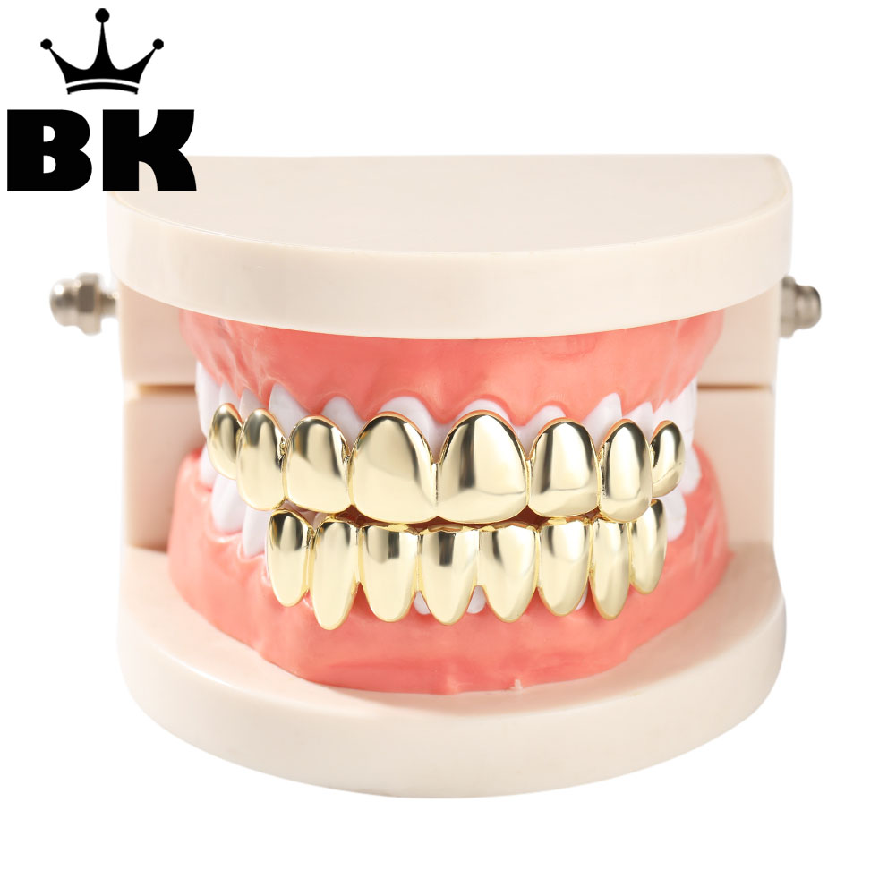 Streetwear Brand Hats - THE BLING KING-Conjunto Grillz Polido, Superior