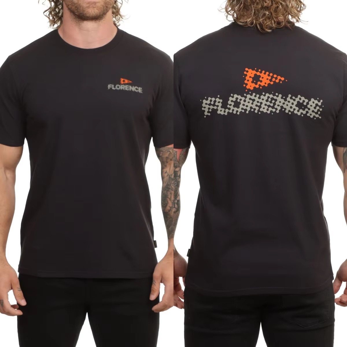 Streetwear Outdoor Brand - Camiseta Gráfica da Marca Florence Outdoor