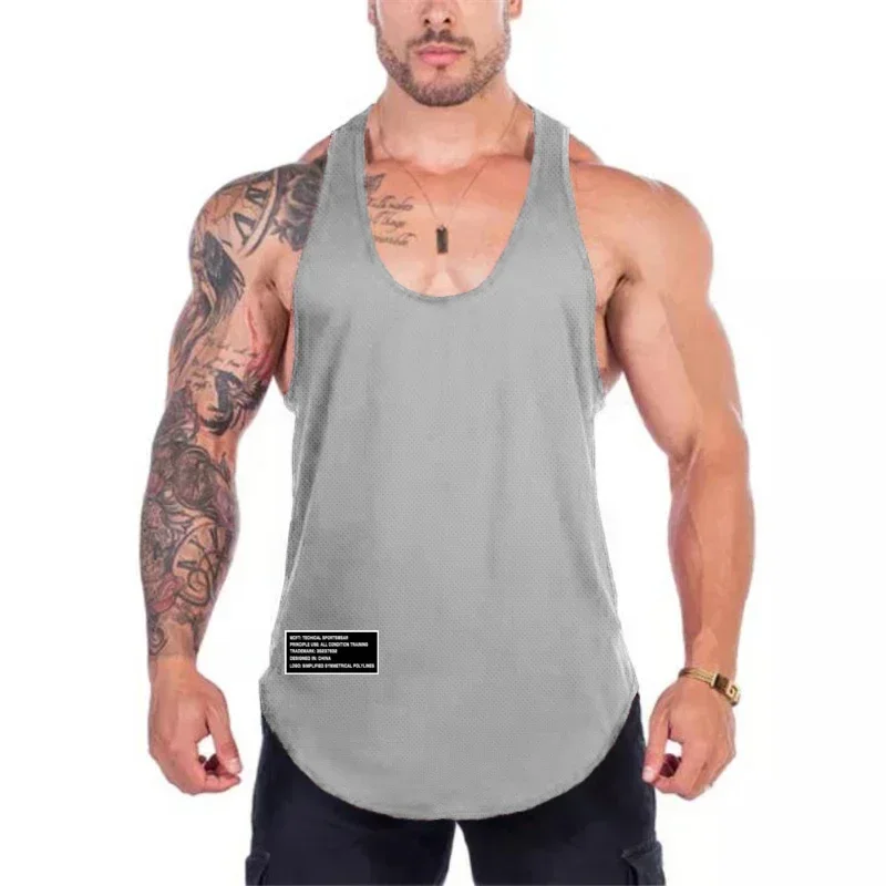 Urban Streetwear Brand - Ginásio masculino Running Sport Tank Tops,