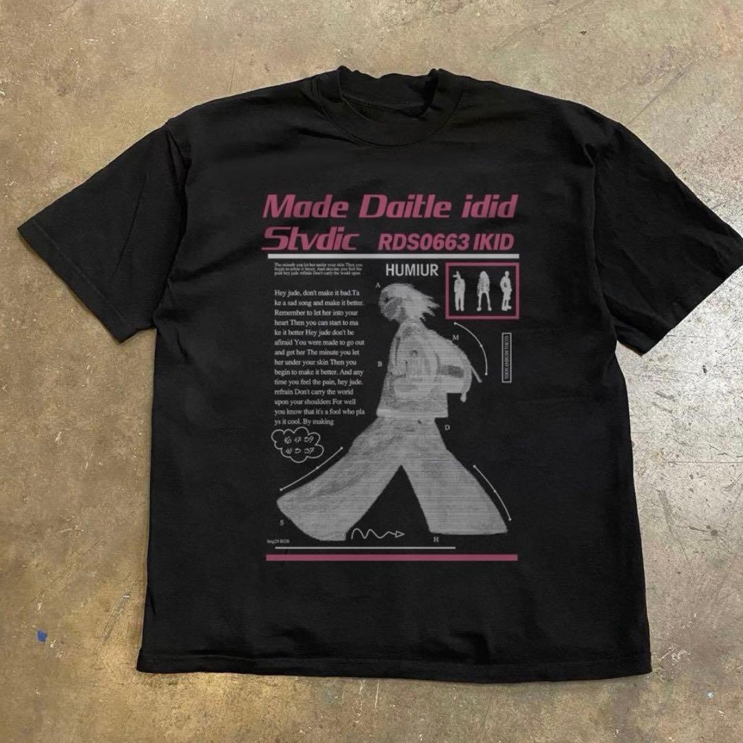 Streetwear Brand Aesthetic - Camiseta Estampada Estética Opium Y2K, T-Shirt