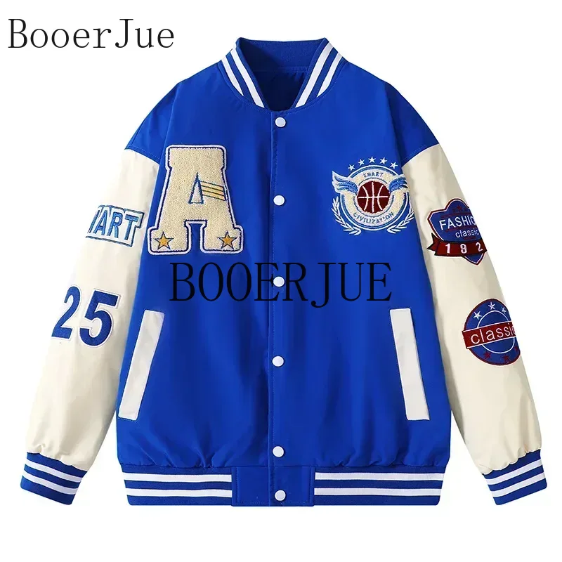 Streetwear Brand Famous - Jaqueta Bomber Unissex de Couro Sintético