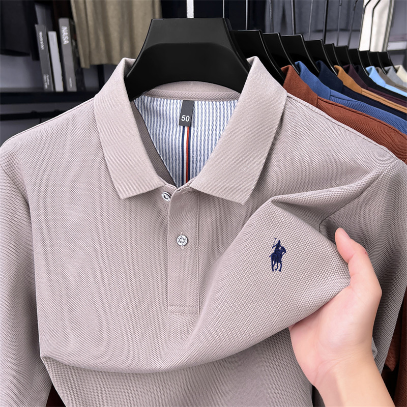 Urban Streetwear Brand - Camisa polo masculina de manga comprida