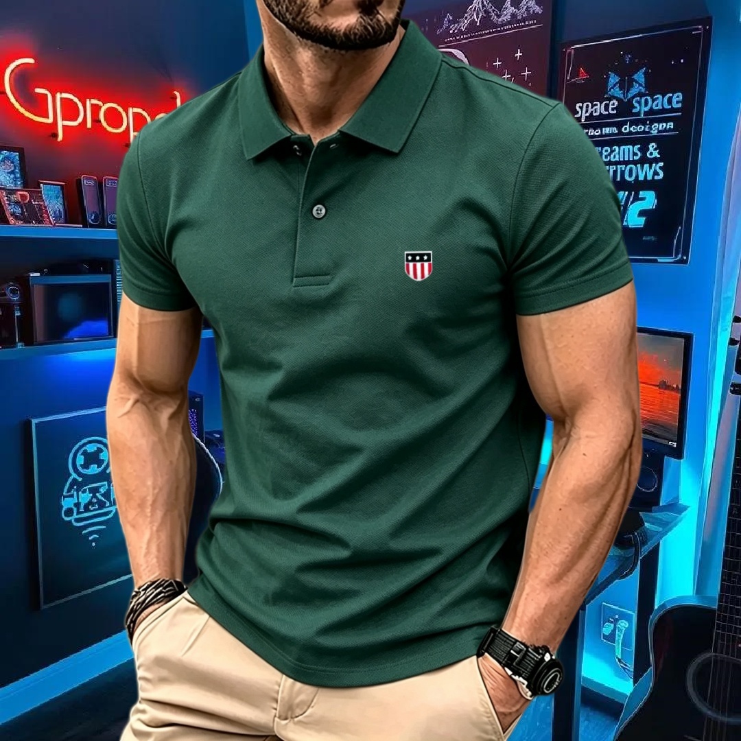 Urban Streetwear Brand - Camisa polo masculina de manga curta