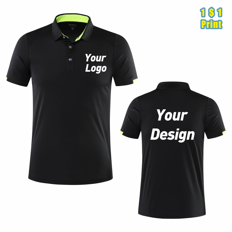 Urban Streetwear Brand - Camisa polo esportiva respirável de secagem