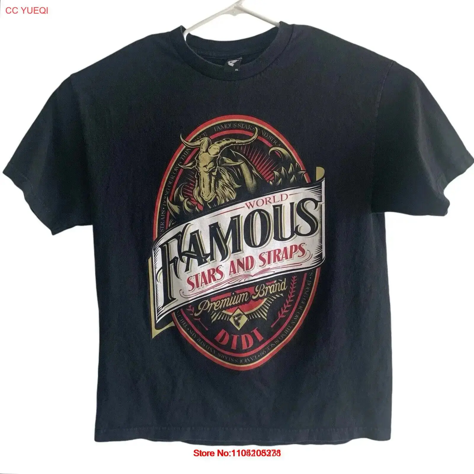 Streetwear Brand Famous - Estrelas famosas e alças masculinas xl
