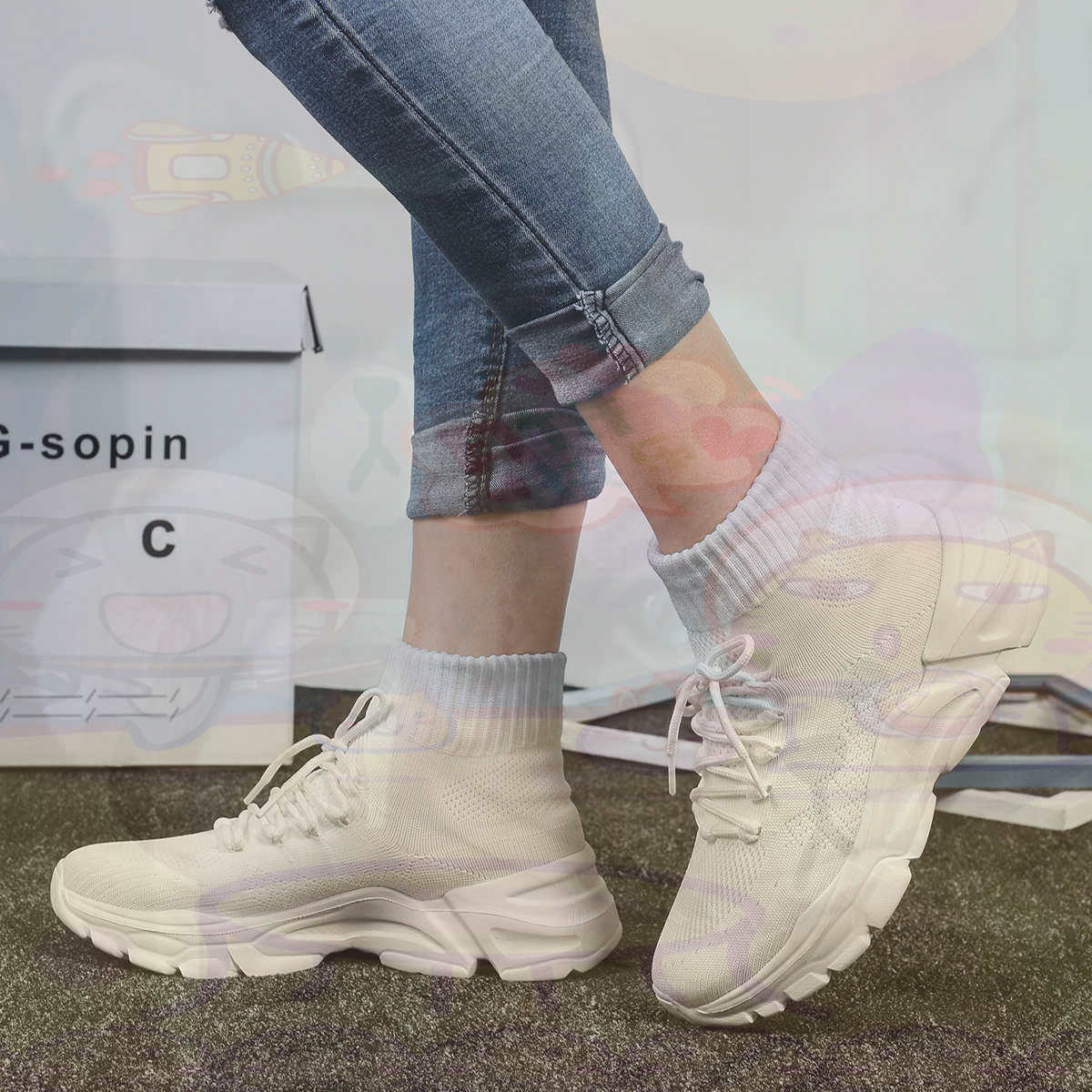 Streetwear Brand From China - Aumenta a altura sumer basquete sapatos