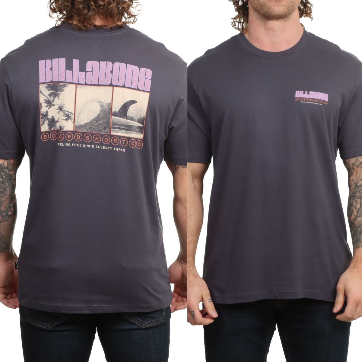 Streetwear Outdoor Brand - Camiseta Premium Broadsheet para Surf e