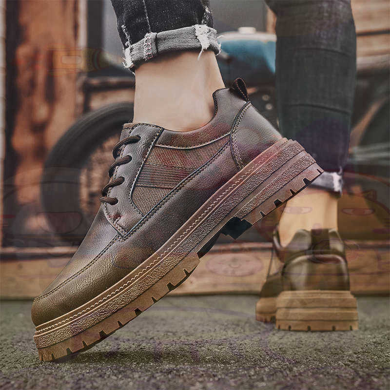 Escuro natural couro moda form - Streetwear Brand From China avaliação e preço