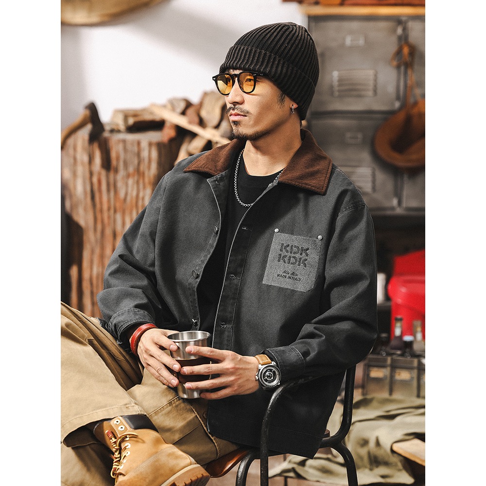 Uma nova jaqueta masculina cur - Streetwear Brand From China avaliação e preço
