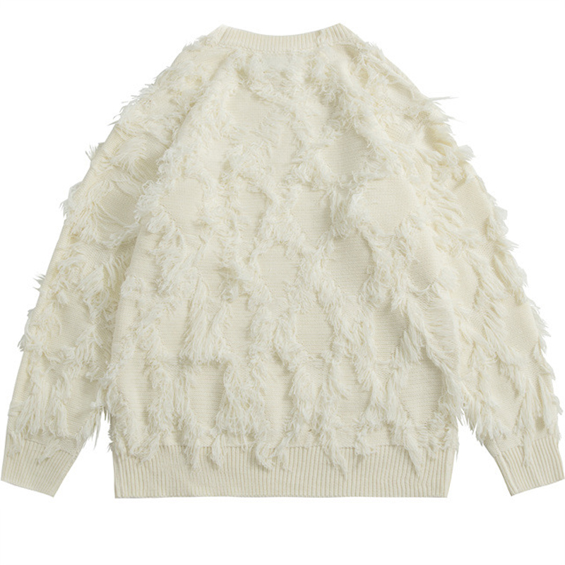 Camisola de malha downy dos ho - Streetwear Brand Famous avaliação e preço