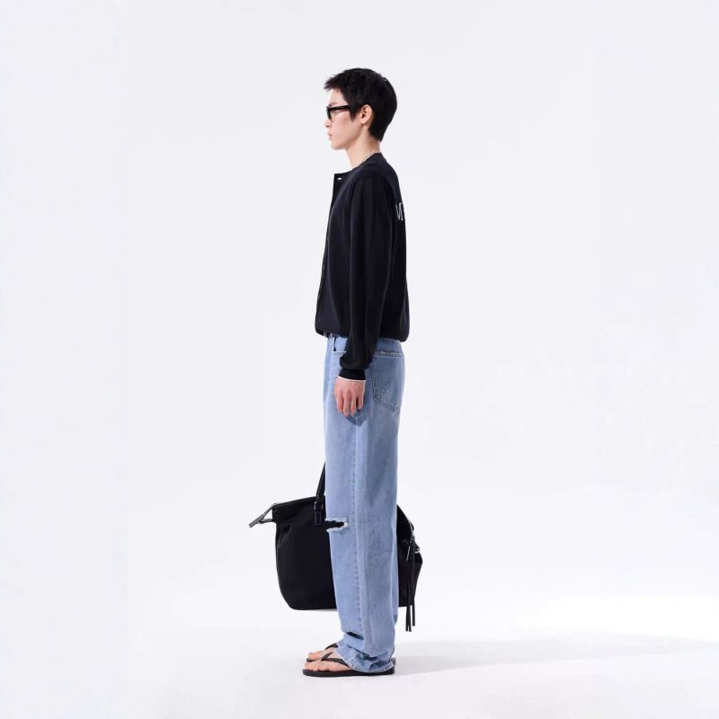 Cardigã de malha com jacquard  - Streetwear Brand Niche avaliação e preço
