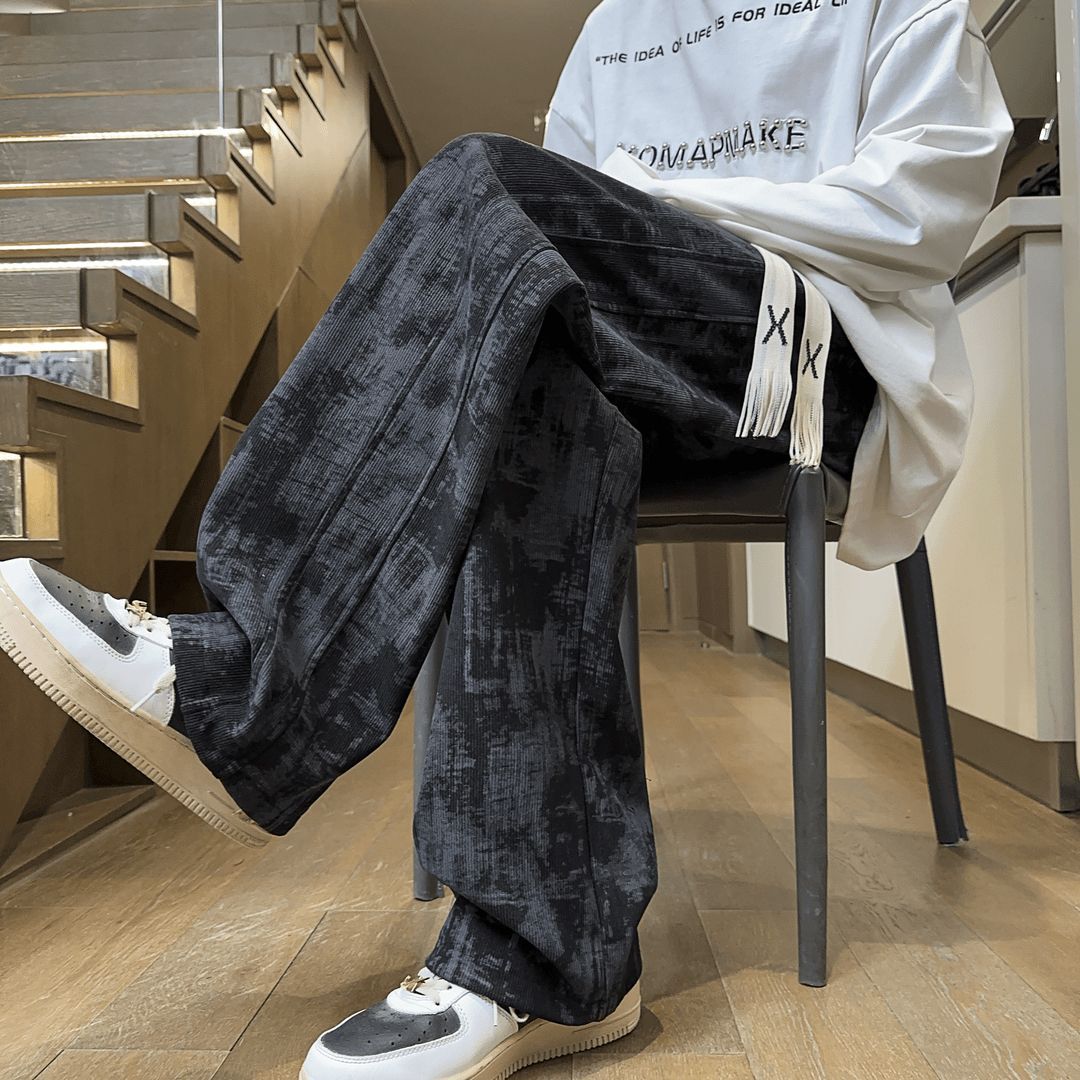 Calças compridas de corte reto - Streetwear Brand Hats avaliação e preço