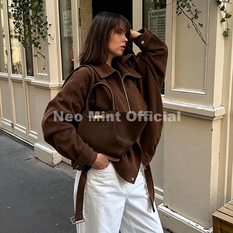 Jaqueta Feminina Oversized de  - Streetwear Brand Designer avaliação e preço