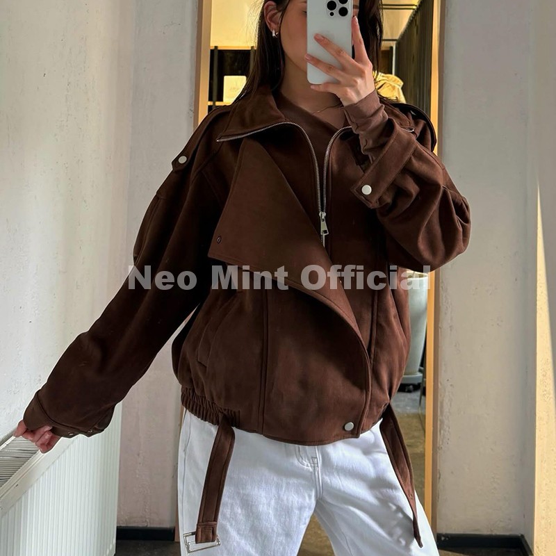 Jaqueta Feminina Oversized de  - Streetwear Brand Designer avaliação e preço