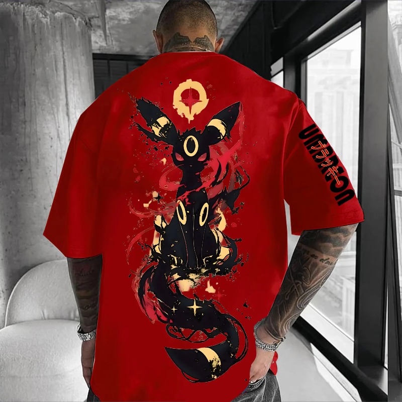 Pokémon co-branded impressão c - Streetwear Brand In Japan avaliação e preço