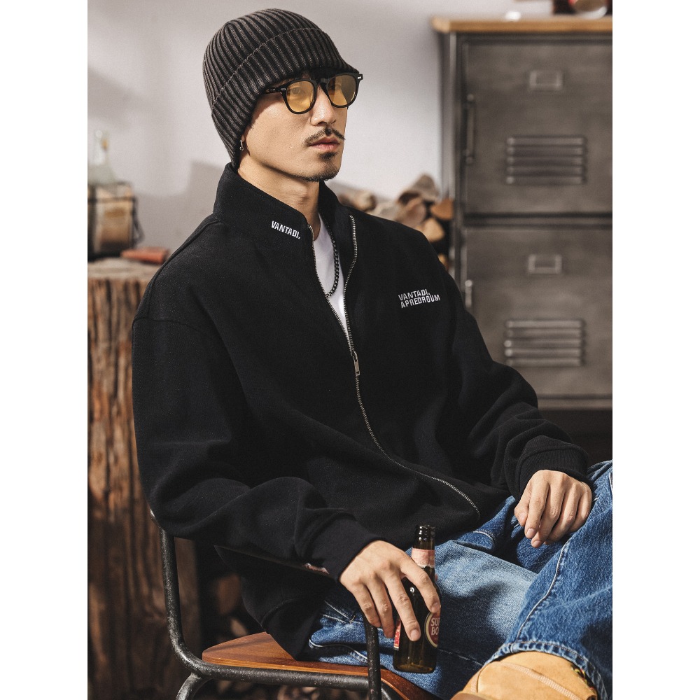 A nova jaqueta solta de malha  - Streetwear Brand From China avaliação e preço