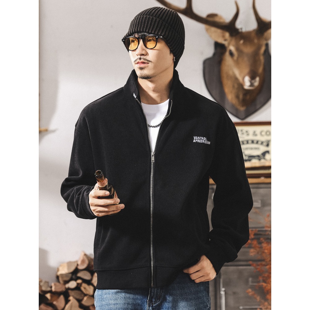 A nova jaqueta solta de malha  - Streetwear Brand From China avaliação e preço