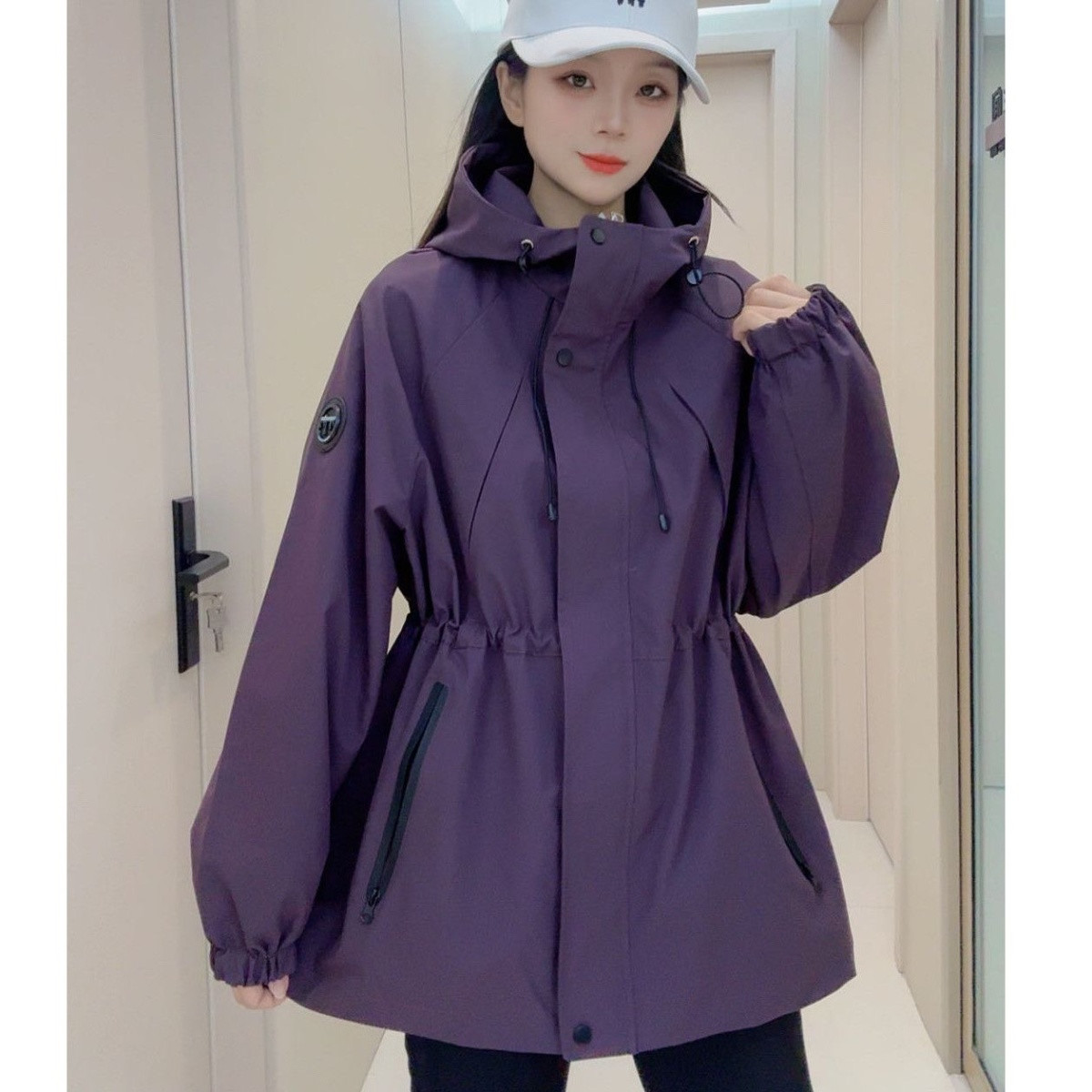 Casaco com capuz para mulher,  - Streetwear Brand Designer avaliação e preço