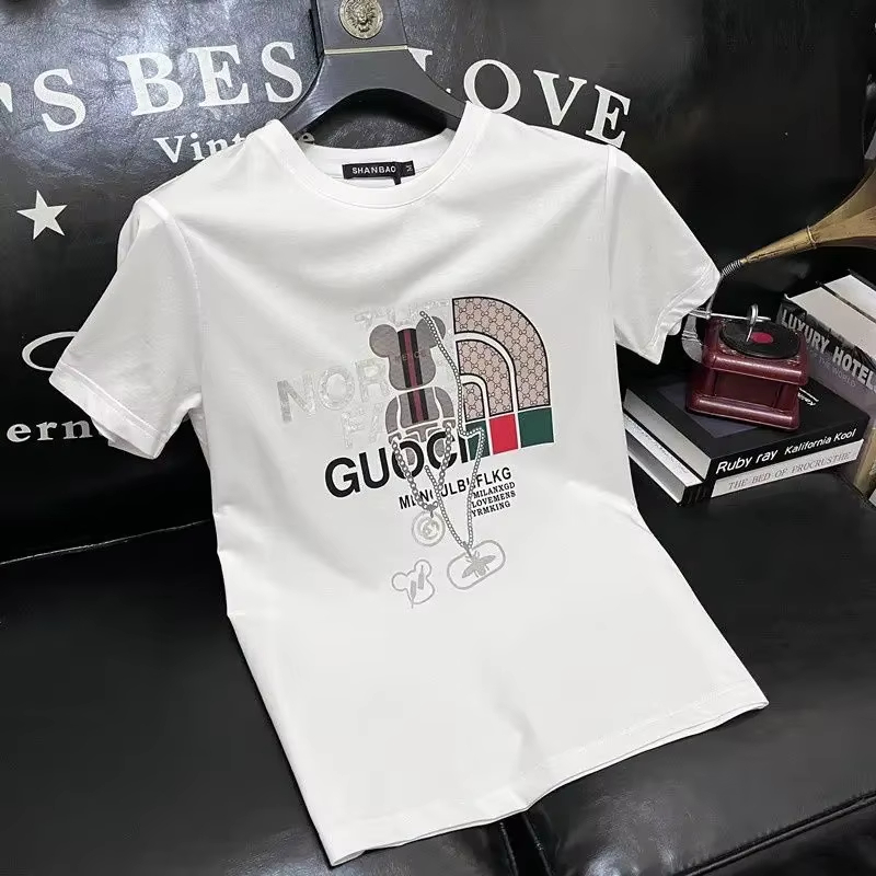 Camiseta masculina de luxo com - Streetwear Clothing Brands avaliação e preço