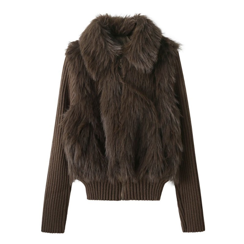 Jaqueta de inverno com imitaçã - Streetwear Clothing Brands avaliação e preço