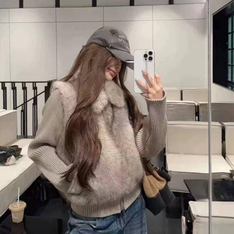 Jaqueta de inverno com imitaçã - Streetwear Clothing Brands avaliação e preço