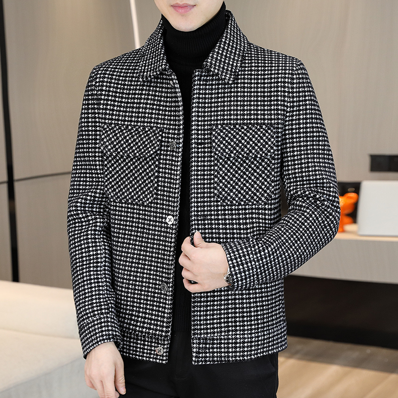 Marca de inverno xadrez jaquet - Streetwear Clothing Brands avaliação e preço