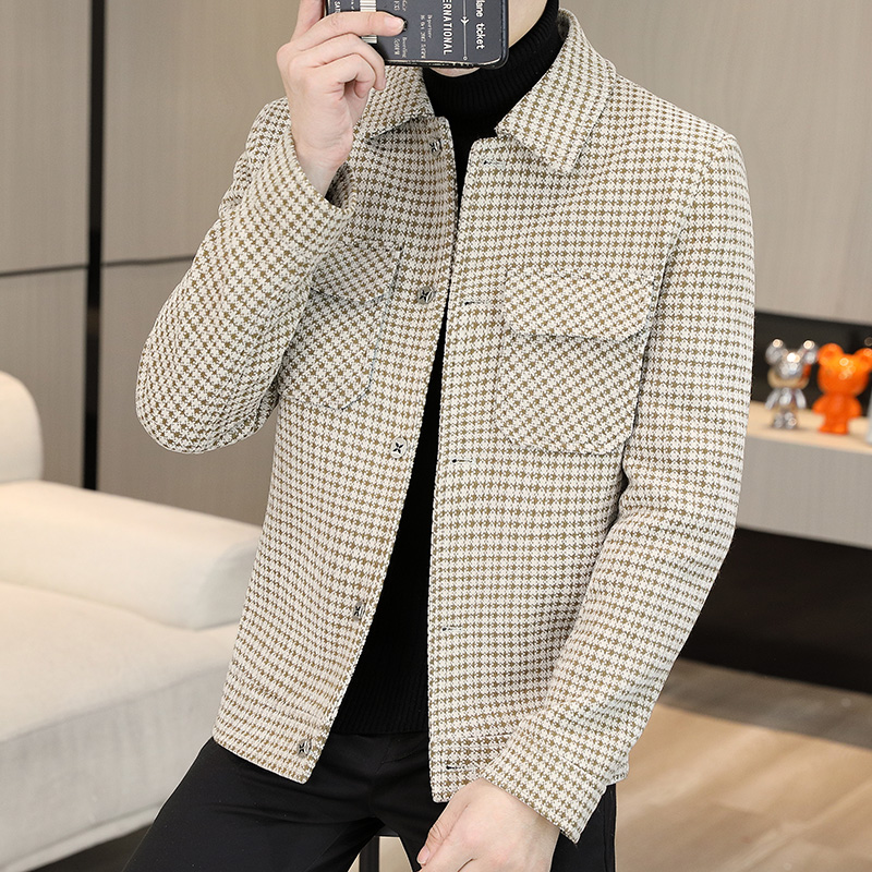 Marca de inverno xadrez jaquet - Streetwear Clothing Brands avaliação e preço