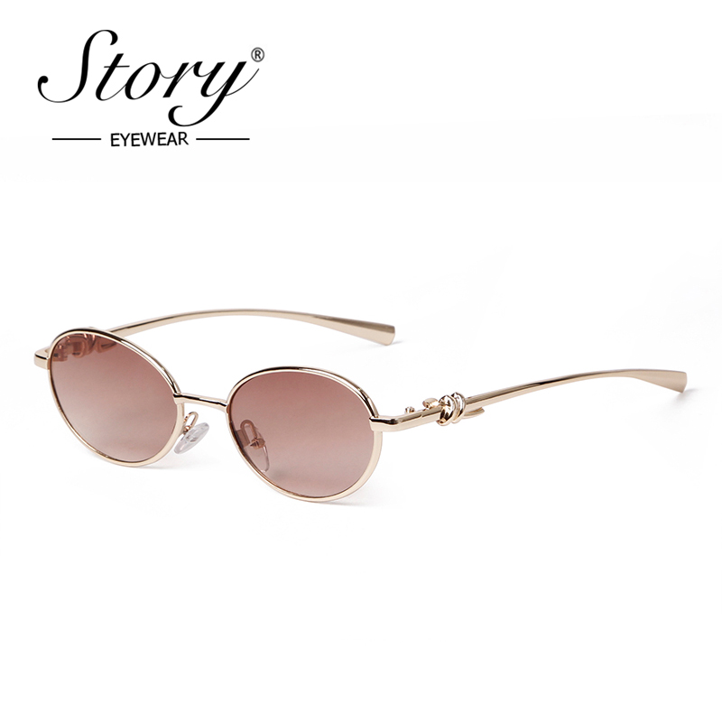 Óculos de Sol Oval Retrô com A - Streetwear Brand Designer avaliação e preço